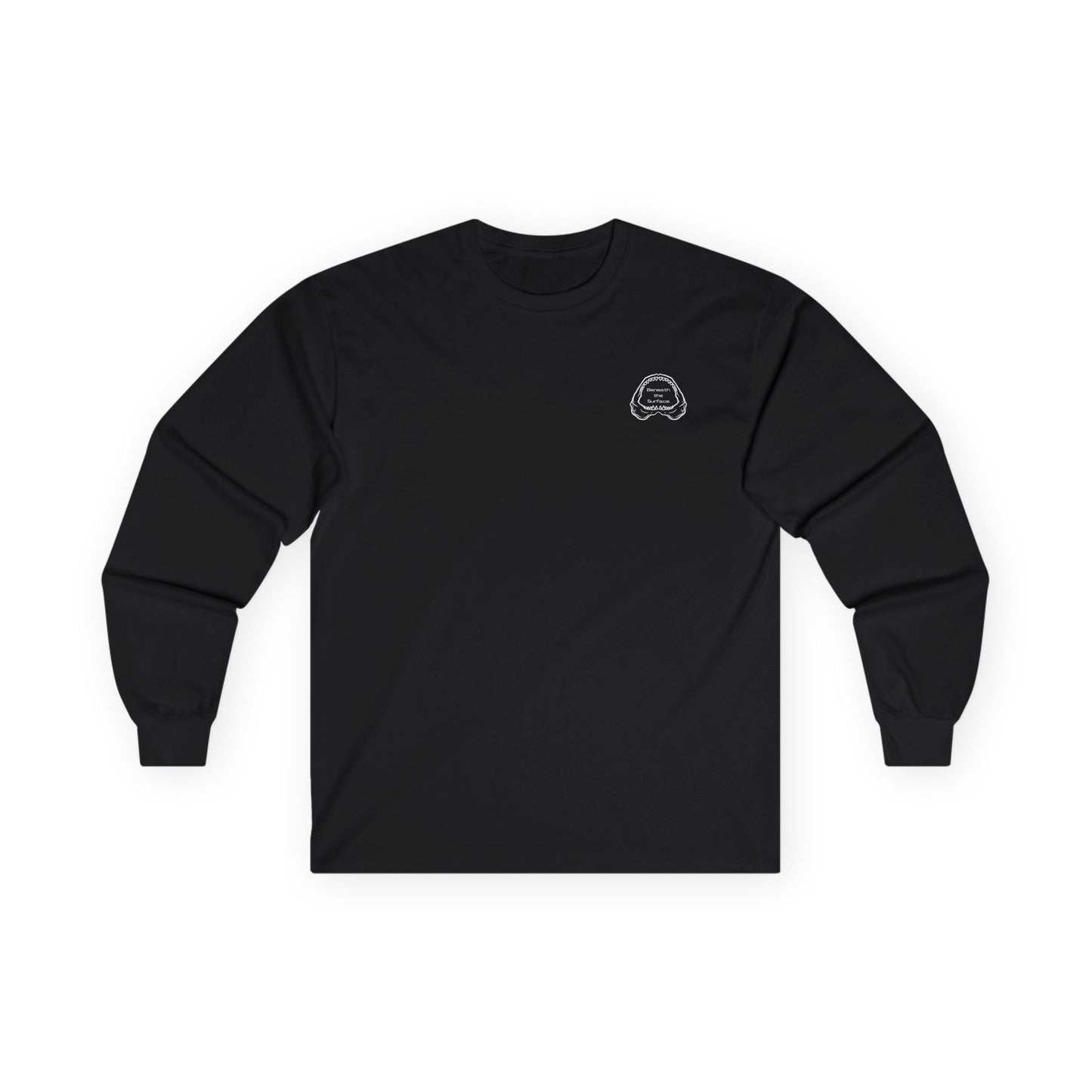 Hammered Cotton Long Sleeve - Black