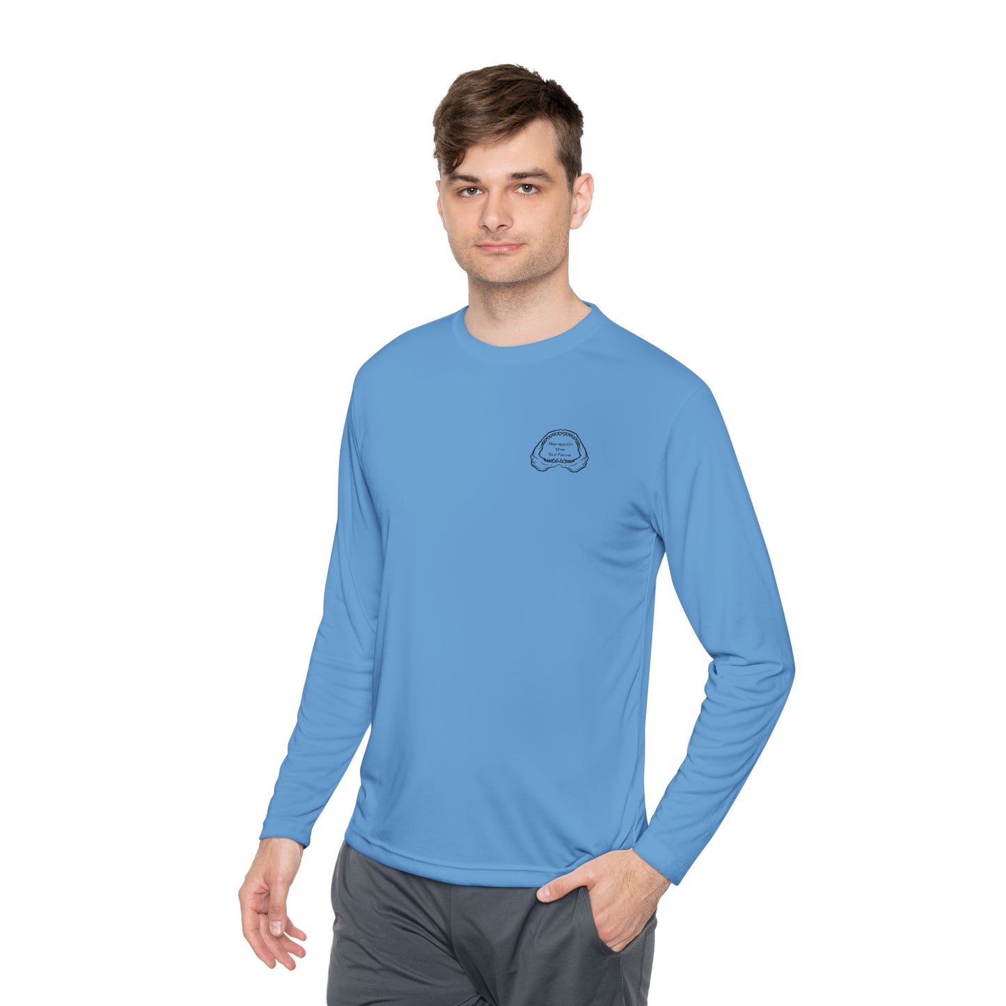Hammered Performance Long Sleeve - Blue