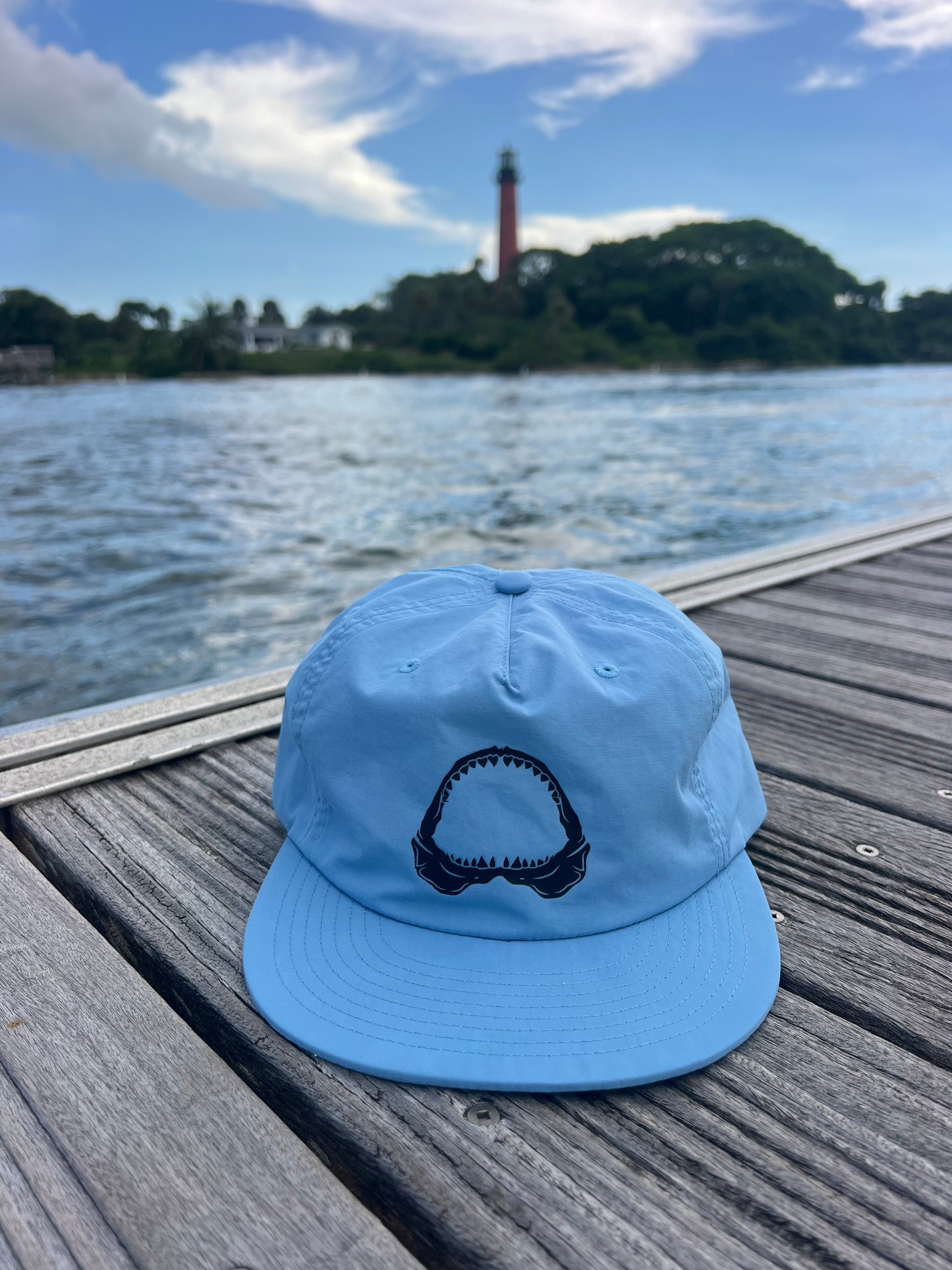 Shark Bite Surf Hat - Blue