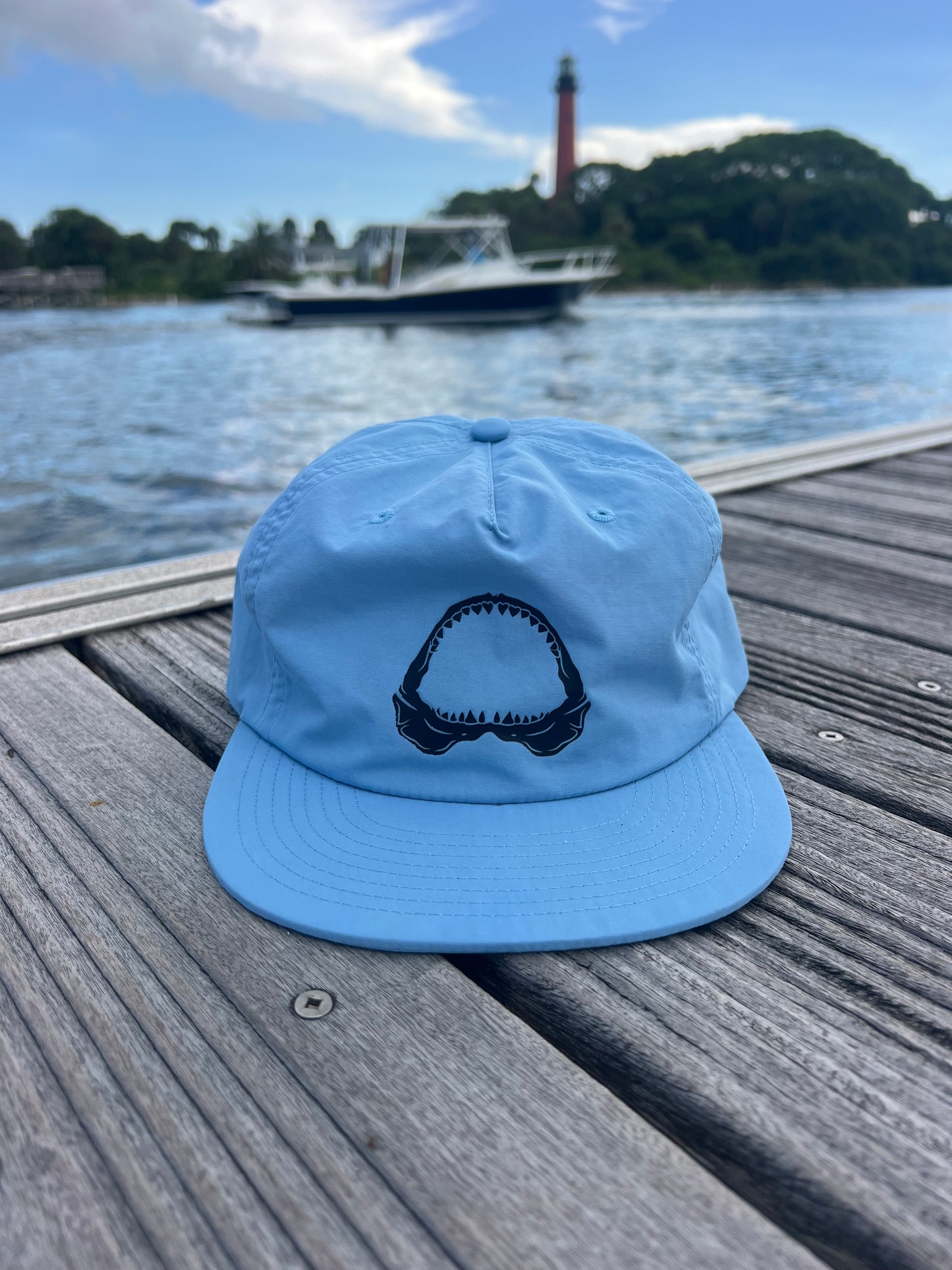 Shark Bite Surf Hat - Blue