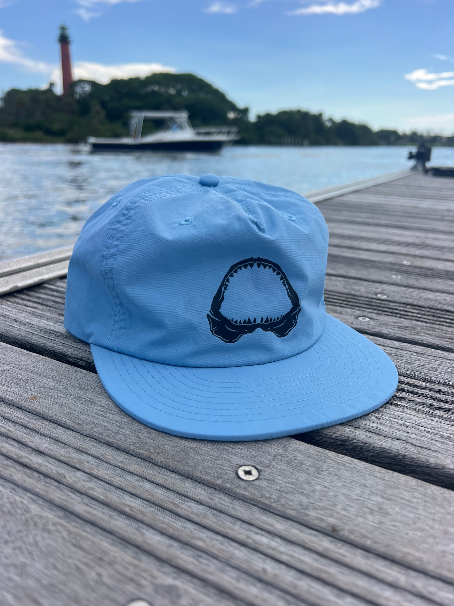 Shark Bite Surf Hat - Blue