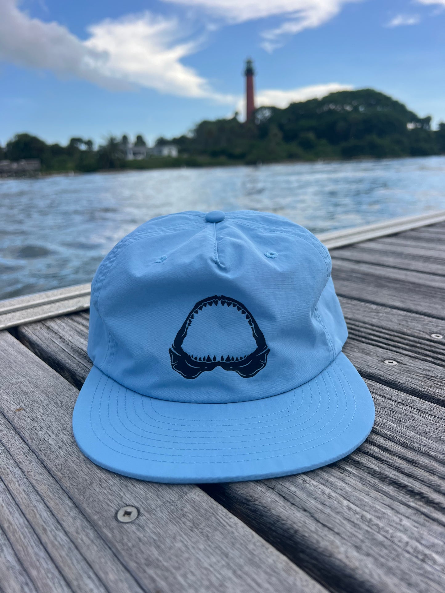 Shark Bite Surf Hat - Blue