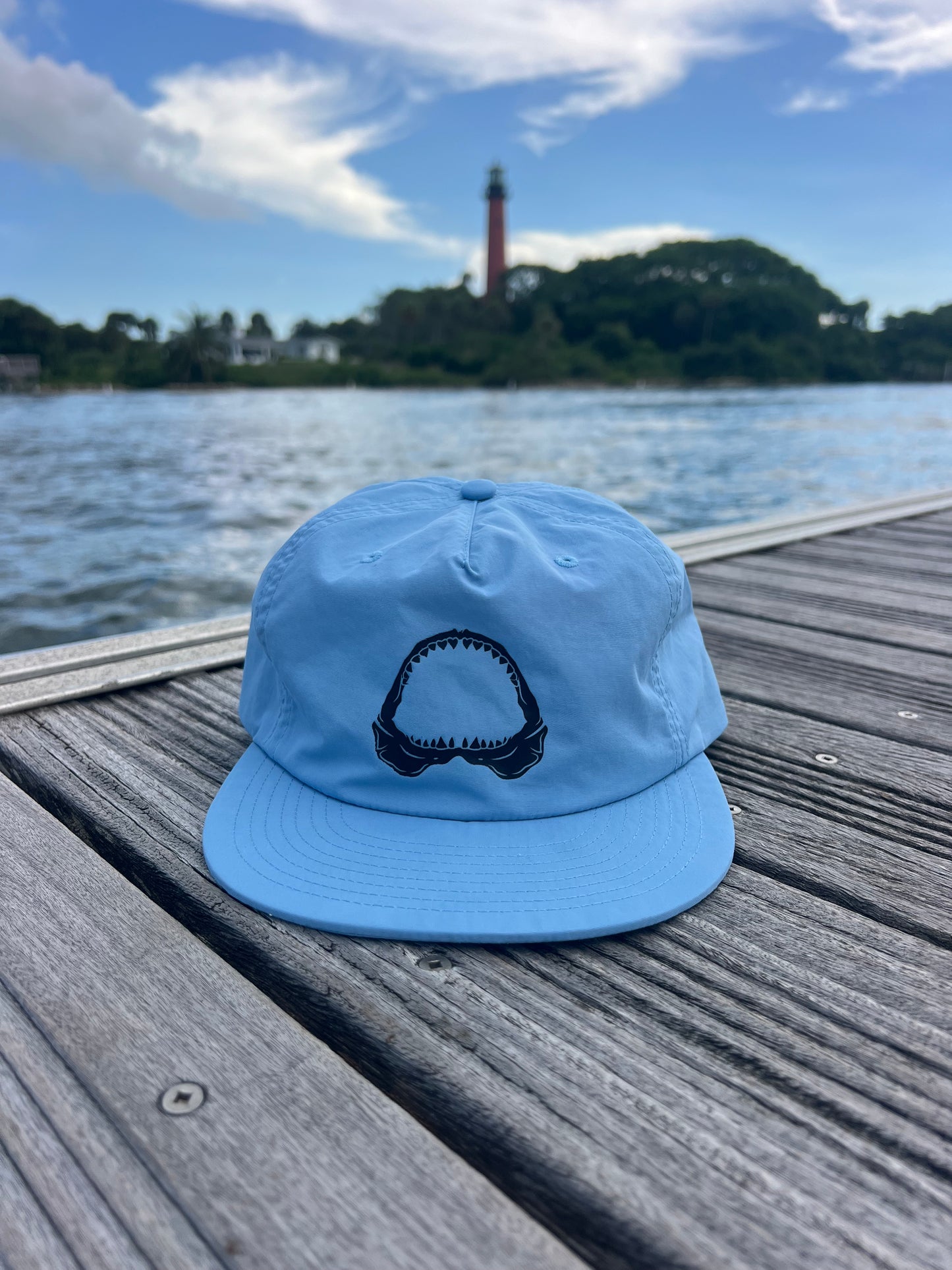 Shark Bite Surf Hat - Blue