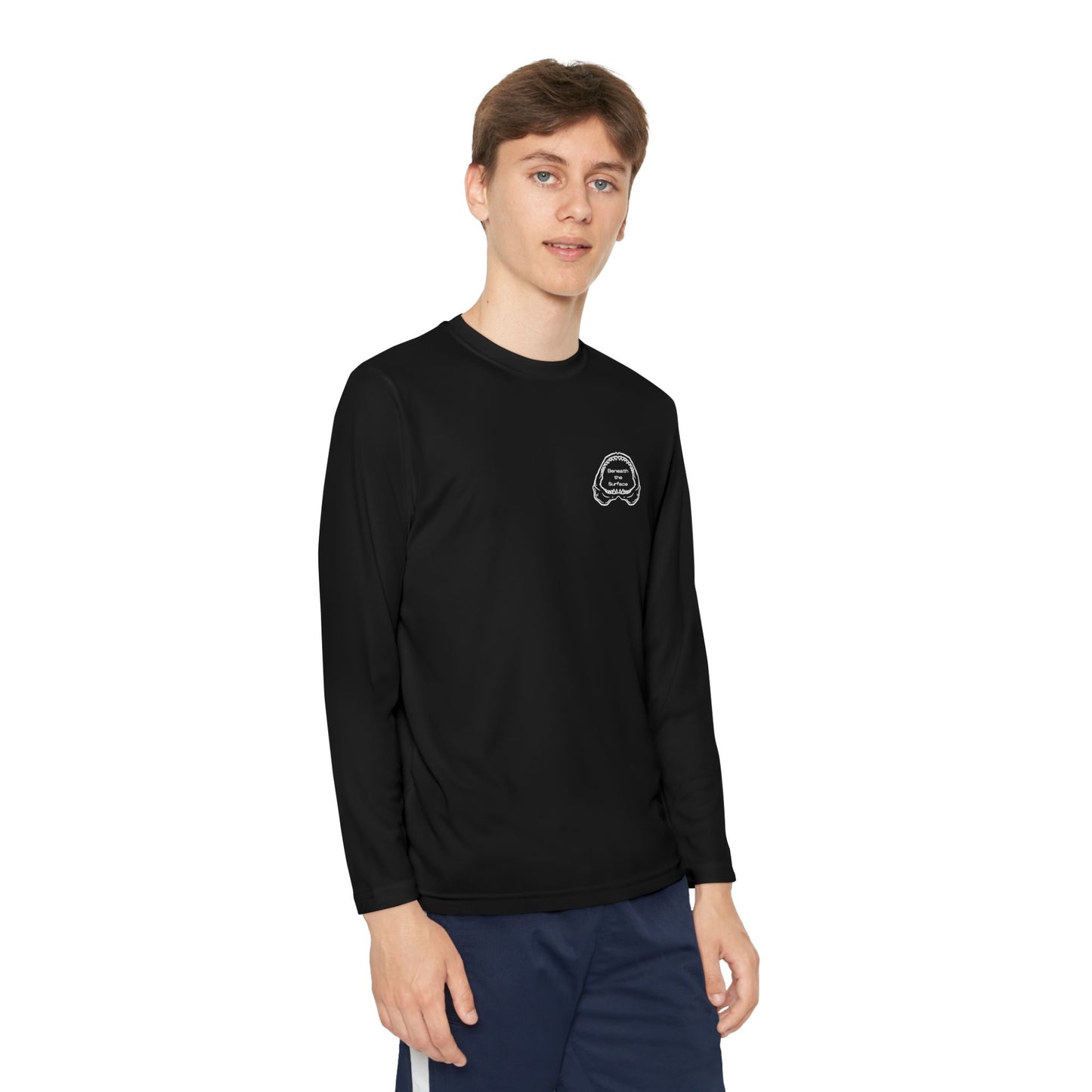 Kids Shark Teeth Performance Long Sleeve