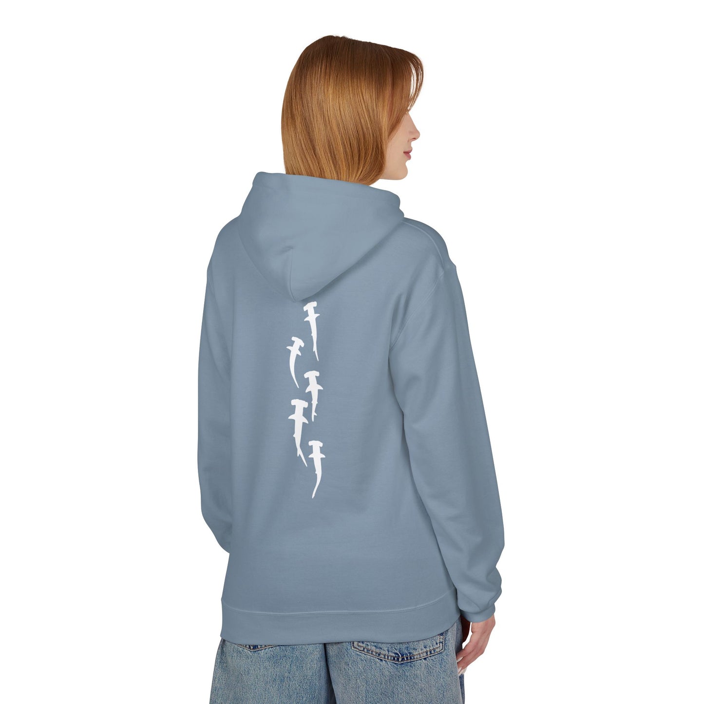 Hammered Hoodie - Stone Blue