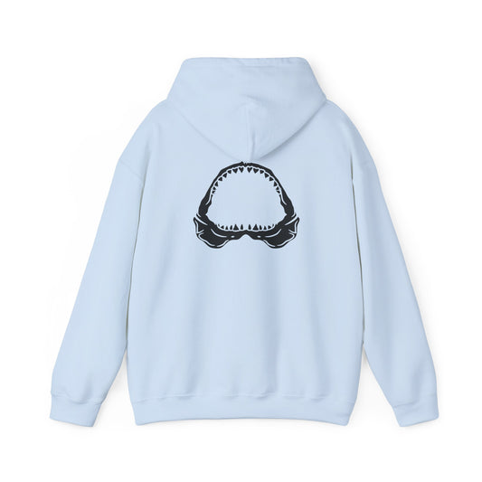 Shark Bite Hoodie - Light Blue
