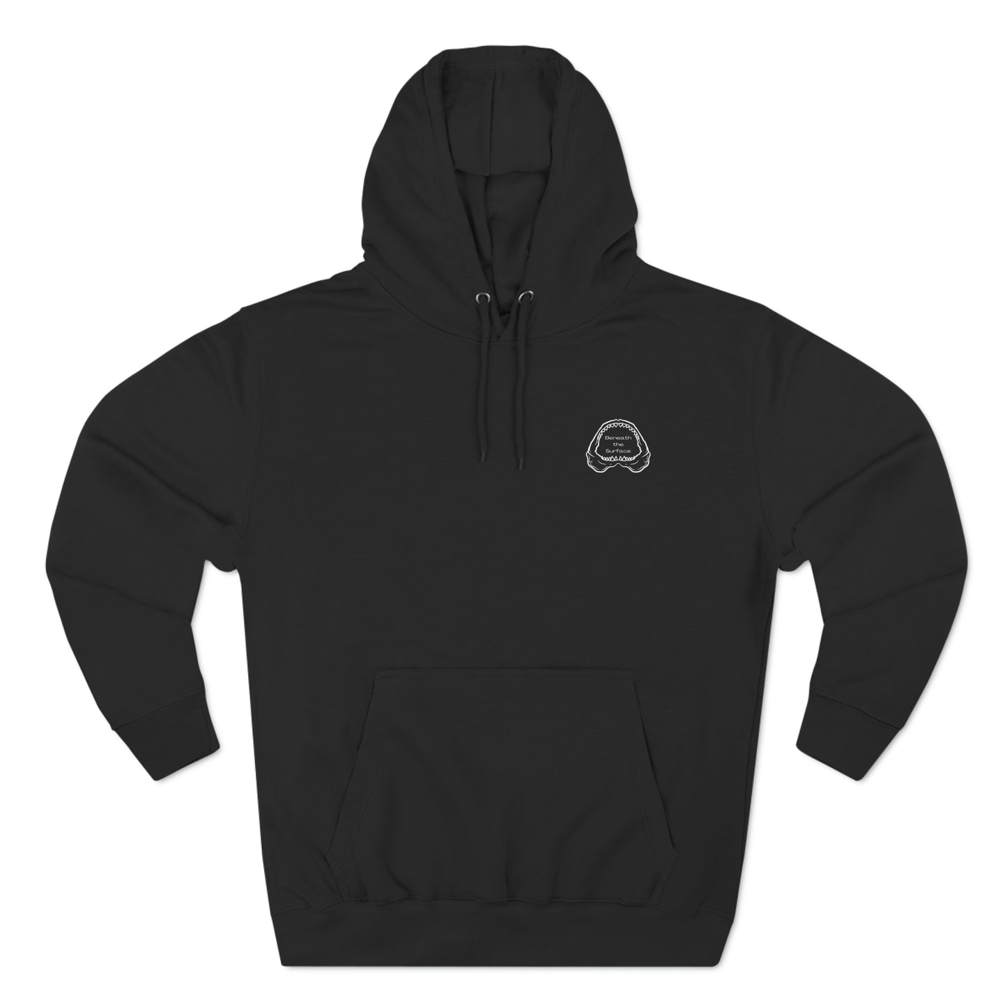 Shark Teeth Hoodie - Black