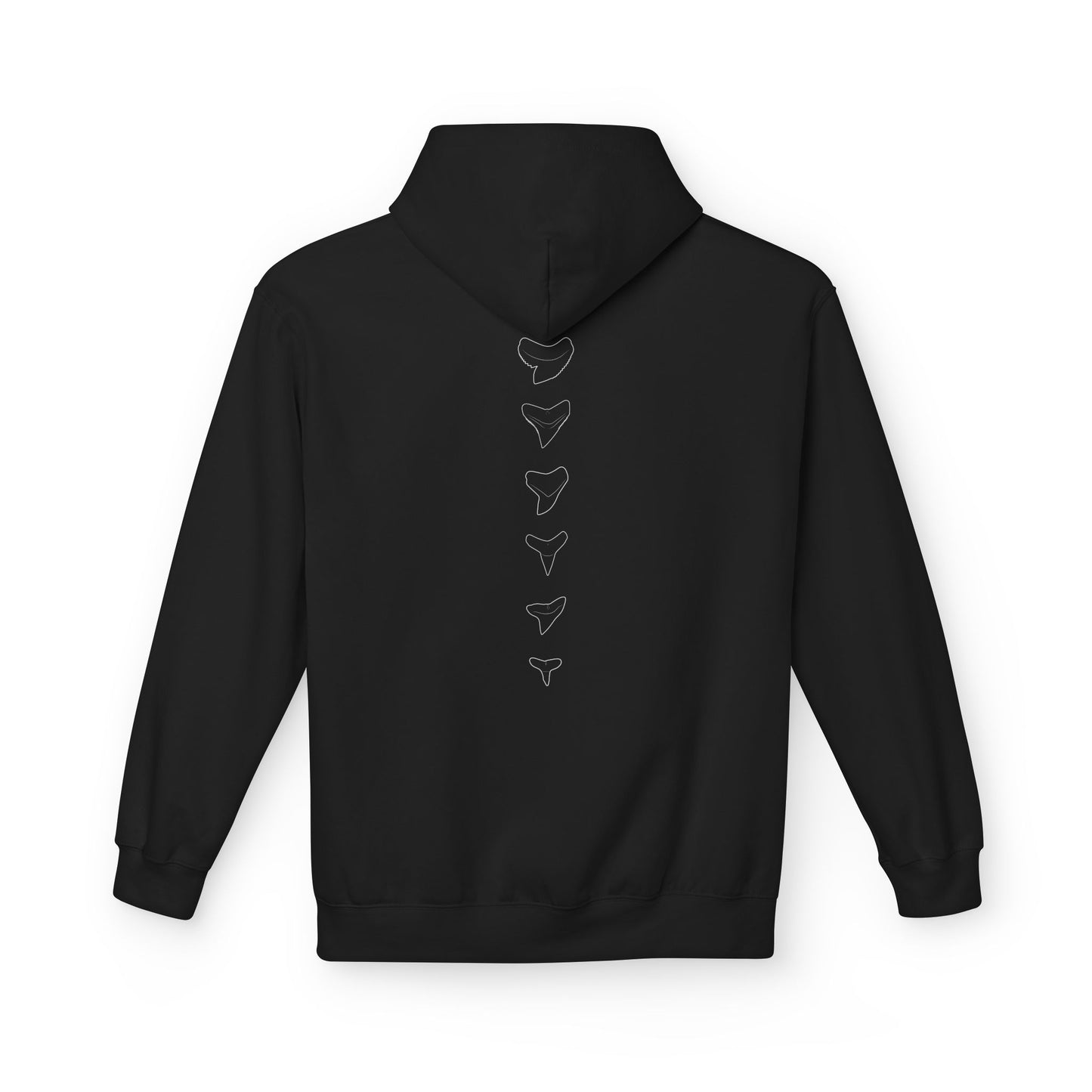 Shark Teeth Hoodie - Black