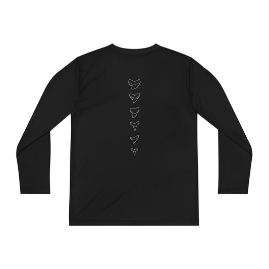 Kids Shark Teeth Performance Long Sleeve