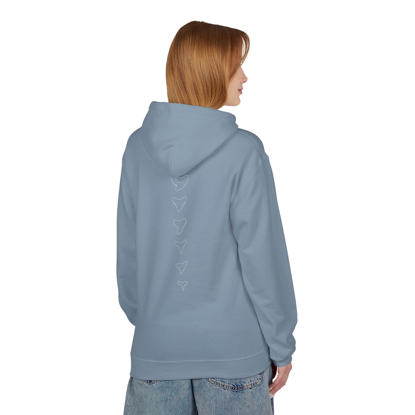 Shark Teeth Hoodie - Blue