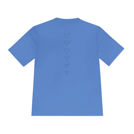Shark Teeth Performance Tee - Blue