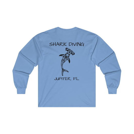 Shark Diving Cotton Long Sleeve