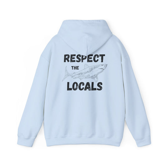 Respect the Locals Hoodie - Light Blue