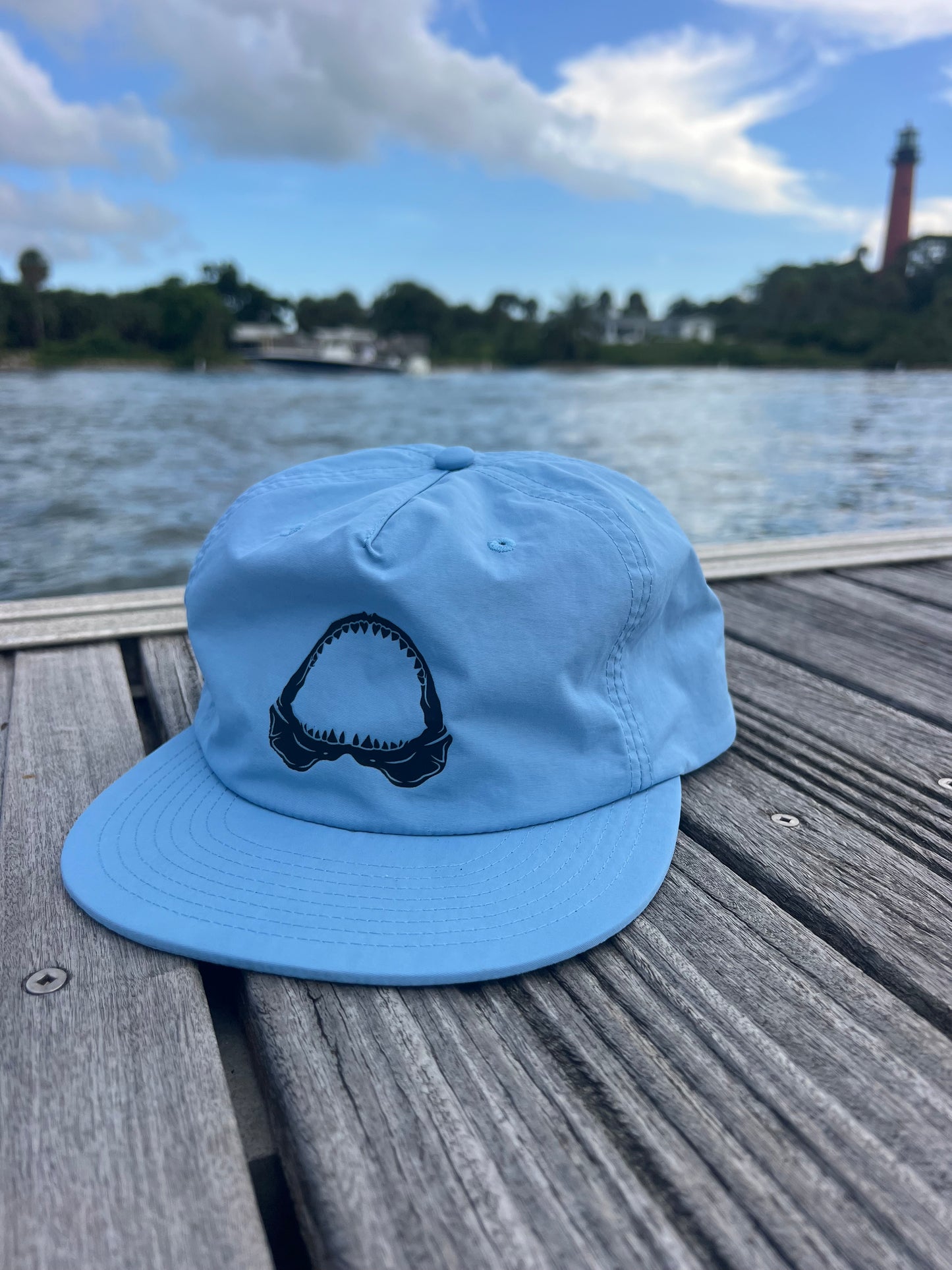 Shark Bite Surf Hat - Blue
