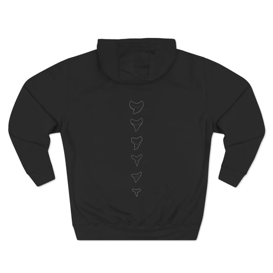 Shark Teeth Hoodie - Black