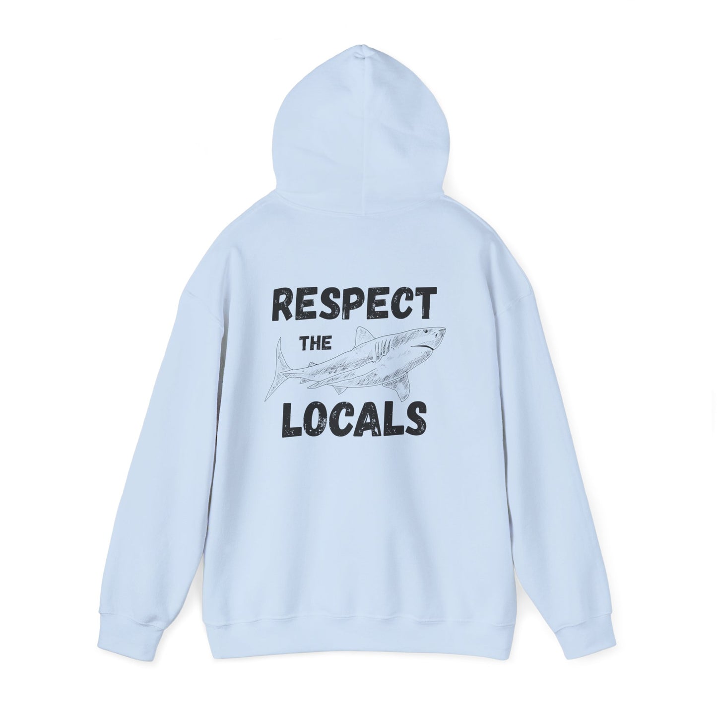Respect the Locals Hoodie - Light Blue