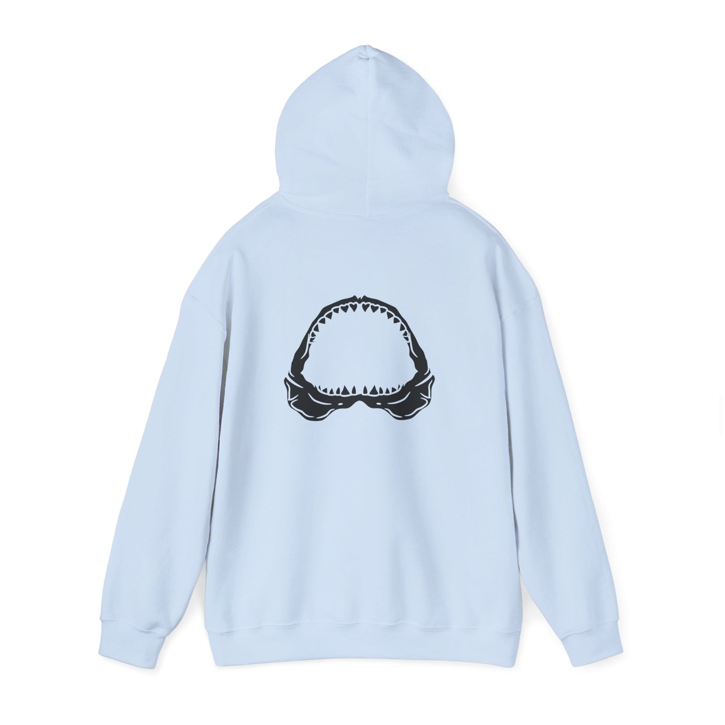 Shark Bite Hoodie - Light Blue
