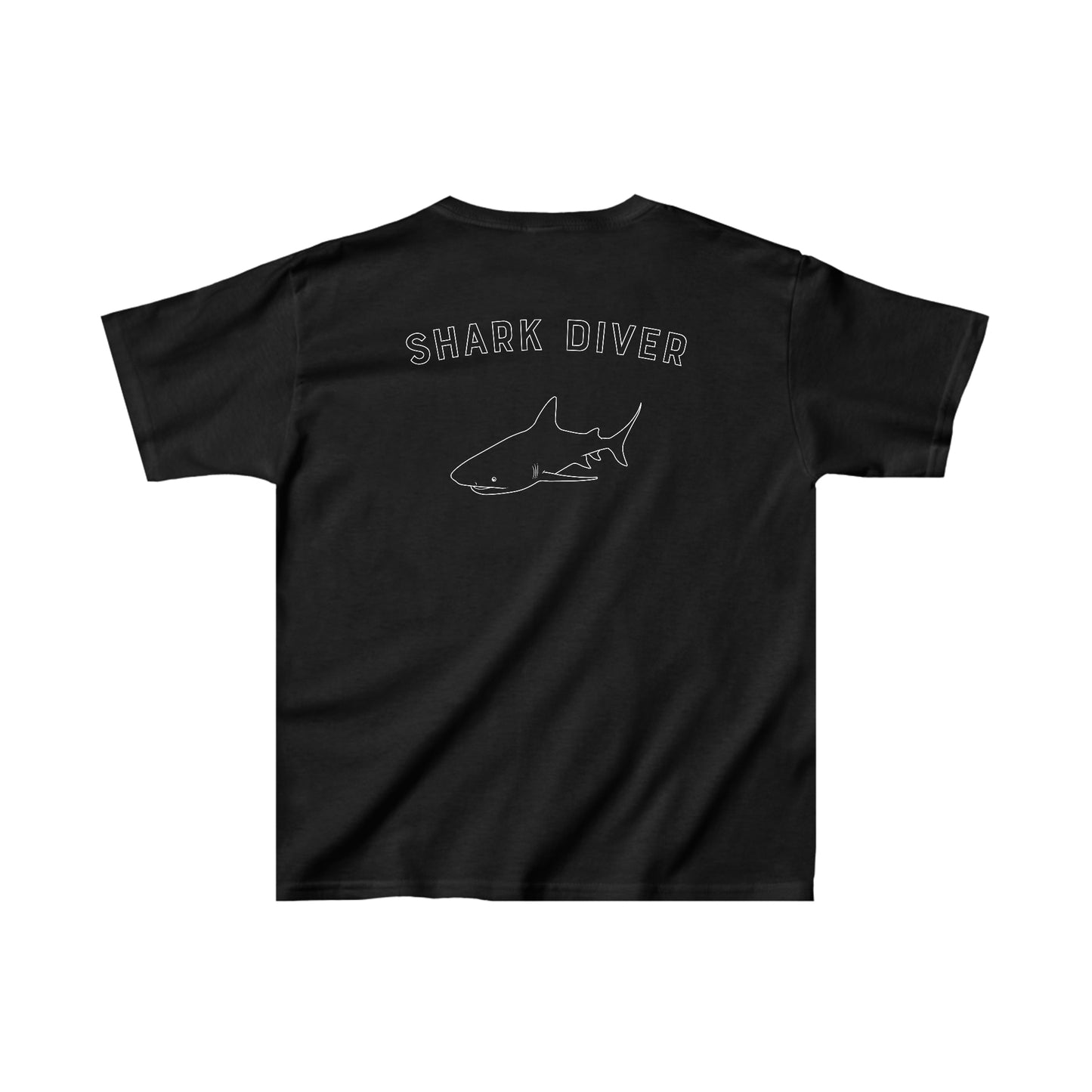 Kids Shark Diver Cotton Tee